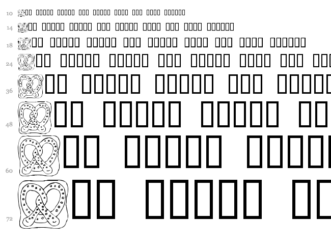LMS Junk Food Junky font waterfall